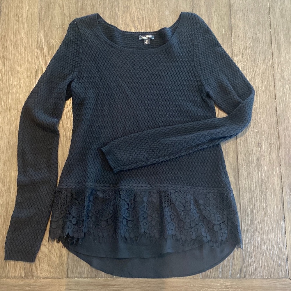 Lucky Brand black blouse